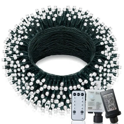 Dropship Christmas Lights Outdoor, 197 FT 580 LED Christmas Decorations Lights