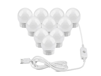 USB Touch Switch LED Mirror Light Bulb